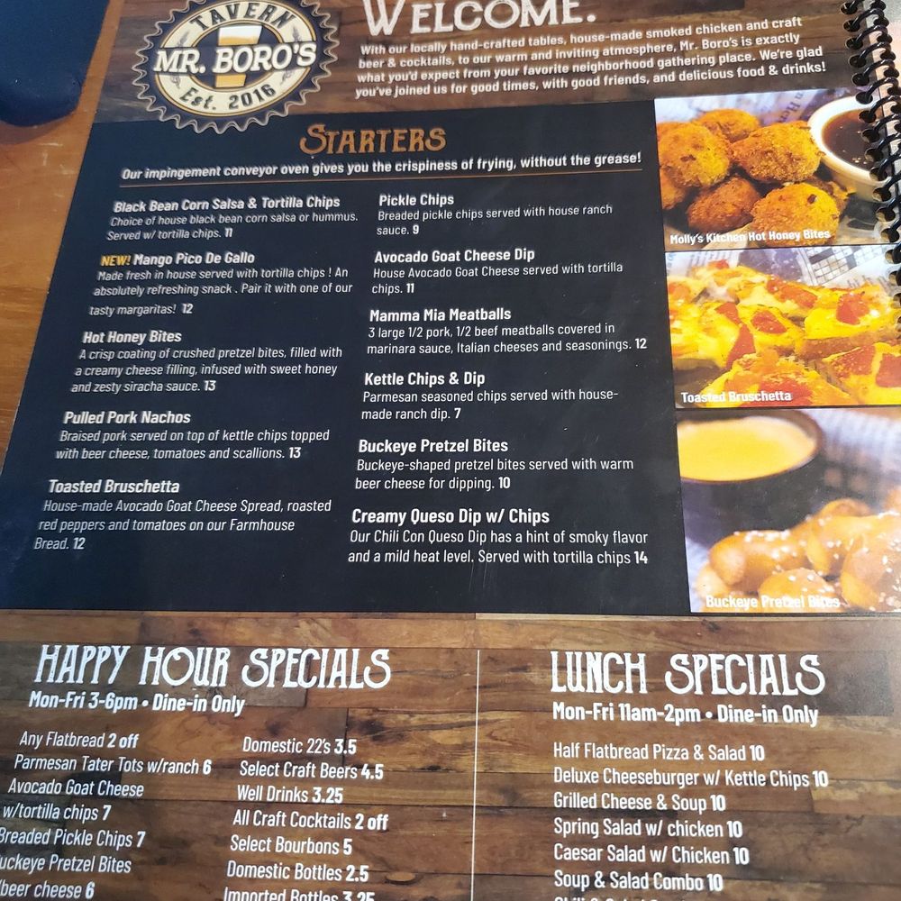 Mr Boro's Tavern - Apps - Sports Bars Near Me - Springboro, Ohio Mr Boro's Tavern - Apps - Sports Bars Near Me - Springboro, Ohio