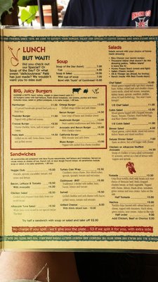 Menu photo 3 Patti's Thunder Cafe Quincy, CA Menu photo 3 Patti's Thunder Cafe Quincy, CA