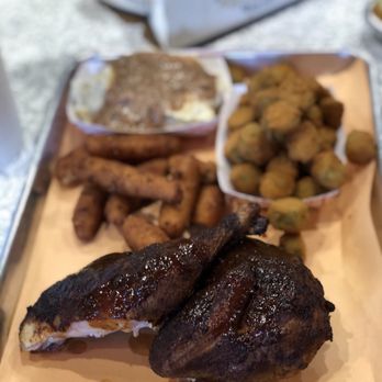 The Original Q Shack - 1/2 Chicken w/ 2 Sides... - Barbeque Near Me - Durham, North Carolina