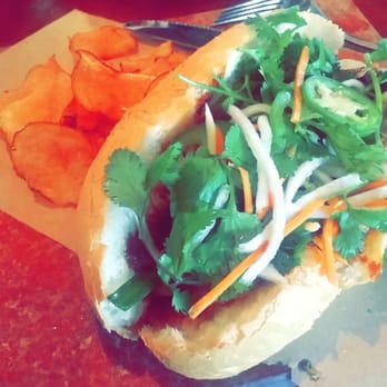 Whiskey Cake - BBQ pork Bahn Mi - New American Near Me - Plano, Texas Whiskey Cake - BBQ pork Bahn Mi - New American Near Me - Plano, Texas
