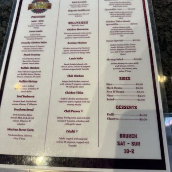 Bollywood Tacos - Menu - Tacos Near Me - Chattanooga, Tennessee