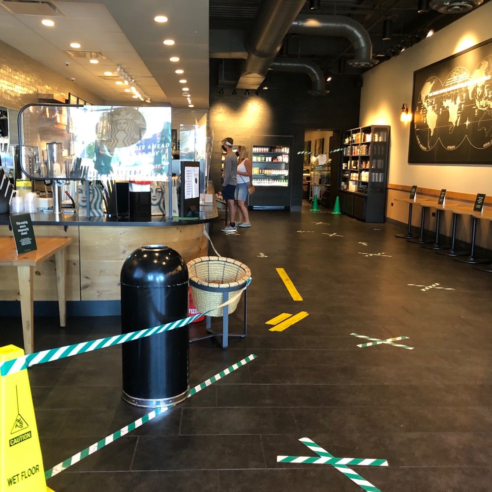 Starbucks - The COVID-19 look now.... - Coffee & Tea Near Me - Monroeville, Pennsylvania Starbucks - The COVID-19 look now.... - Coffee & Tea Near Me - Monroeville, Pennsylvania