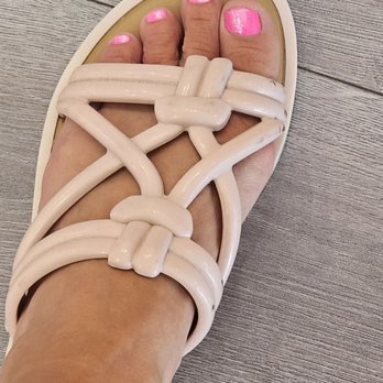 Pinkluxe Nail Bar - finished deluxe pedicure, regular polish - Nail Salons Near Me - Huntington Beach, California Pinkluxe Nail Bar - finished deluxe pedicure, regular polish - Nail Salons Near Me - Huntington Beach, California