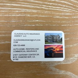 Claudia's Auto Insurance Agency - This is the new address