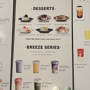 Feng Cha Fort Worth - MENU ON WALL - Bubble Tea Near Me - Fort Worth, Texas Feng Cha Fort Worth - MENU ON WALL - Bubble Tea Near Me - Fort Worth, Texas