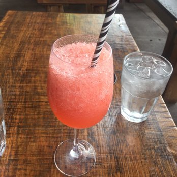 Exit 4 Food Hall - Frose ( rosé blended with ice, strawberries & simple syrup) so refreshing & delish!!!! - Pizza Near Me - Mount Kisco, New York Exit 4 Food Hall - Frose ( rosé blended with ice, strawberries & simple syrup) so refreshing & delish!!!! - Pizza Near Me - Mount Kisco, New York
