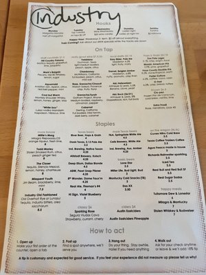 Menu photo 7 Industry San Marcos, TX Menu photo 7 Industry San Marcos, TX