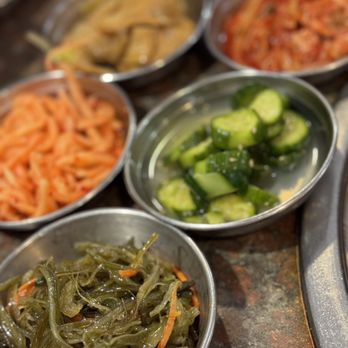Shik Do Rak - Just some of the many Side dishes - Korean Near Me - Irvine, California