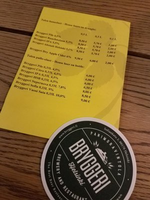 Menu photo 3 Bryggeri Helsinki, 18 Menu photo 3 Bryggeri Helsinki, 18
