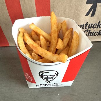 KFC - Large fries, not filled up - Chicken Wings Near Me - Sacramento, California