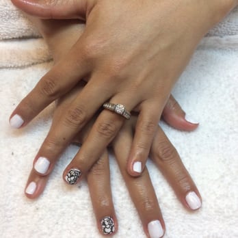 Michele's Esthetics & Nails - Gel mani with stamp - Skin Care Near Me - Mesa, Arizona
