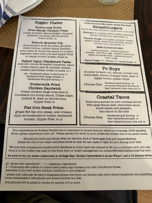 Menu photo 7 Rocker’s Roadhouse Valley Ford, CA