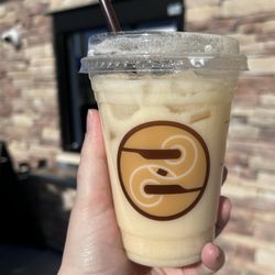Ziggi's Coffee - I ordered a Just Peachy energy infusion with half and half, and it was delicious. Great service too!