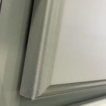 The Pink Lollipop - Several areas where you can see the wood through the paint. Leads me to believe they didn't prime as advertised. - Refinishing Services Near Me The Pink Lollipop - Several areas where you can see the wood through the paint. Leads me to believe they didn't prime as advertised. - Refinishing Services Near Me