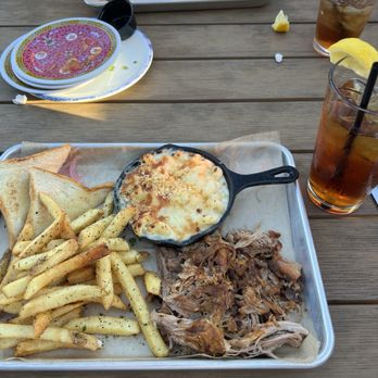Sweet Auburn BBQ - BBQ Pulled Pork w/ Mac&Cheese and Fries - Barbeque Near Me - McDonough, Georgia Sweet Auburn BBQ - BBQ Pulled Pork w/ Mac&Cheese and Fries - Barbeque Near Me - McDonough, Georgia