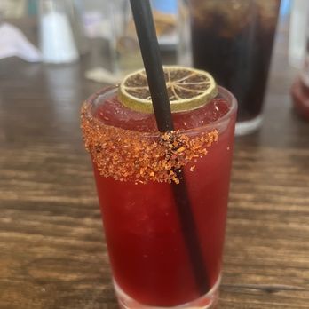 Tradewinds Cafe & Bar - Strawberry margarita one out of the 4 margarita flights - Breakfast & Brunch Near Me - Oxnard, California