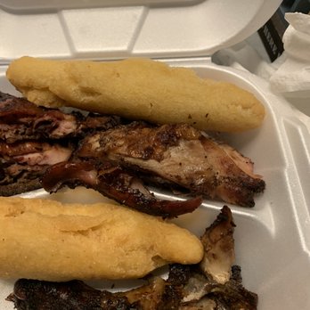 Valencias - Jerk chicken with fried dumplings - Caribbean Near Me - Margate, Florida Valencias - Jerk chicken with fried dumplings - Caribbean Near Me - Margate, Florida