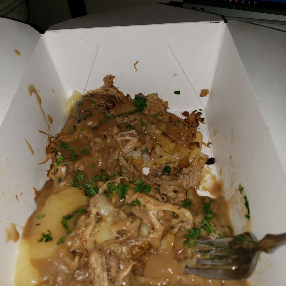 Manda Rae's - Poutine with a little yummy pulled pork on top. - Southern Near Me