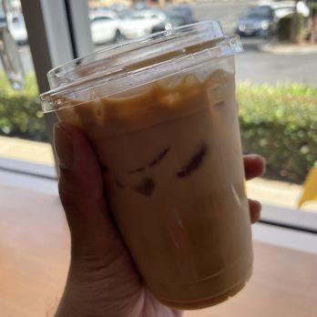 Enchanted Coffee - Strawberry Shortcake Latte (TikTok: @justandyvu) - Coffee & Tea Near Me - Santa Ana, California