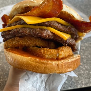 Carl's Jr - Double Western Bacon Cheeseburger - Burgers Near Me - Palmdale, California