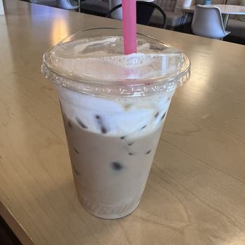 Village Cafe - Peaches and Creme Iced Latte - Coffee & Tea Near Me - San Diego, California Village Cafe - Peaches and Creme Iced Latte - Coffee & Tea Near Me - San Diego, California