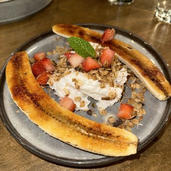 Twisted Fern - Coconut tapioca pudding with banana - New American Near Me - Park City, Utah