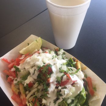 Los Primos Mexican Grill - Steak bowl and Horchata to drink, yum! - Mexican Near Me - Goshen, Indiana