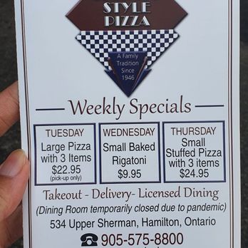 Chicago Style Pizza - Pizza Near Me - Hamilton, Ontario