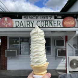 Large Vanilla Soft-Serve Ice Cream Cone Large Vanilla Soft-Serve Ice Cream Cone