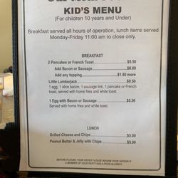 Our Mom's Place - Updated menu page 4