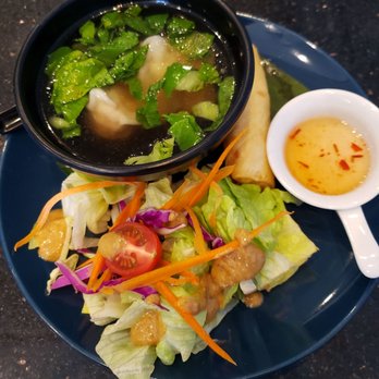 Urban Thai Kitchen - Complimentary soup, salad & eggroll with lunch special - Thai Near Me - Katy, Texas