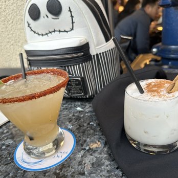 Lamplight Lounge - marg and holiday rumchata cocktail - New American Near Me - Anaheim, California Lamplight Lounge - marg and holiday rumchata cocktail - New American Near Me - Anaheim, California