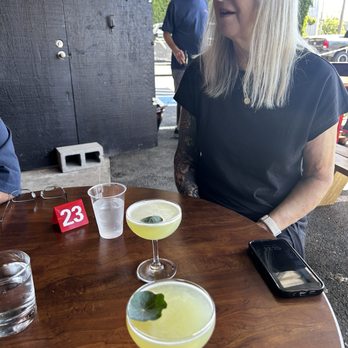 1109 Lafayette Bar - My favorite Basil Lime Gimlet - Hot Dogs Near Me - McMinnville, Oregon
