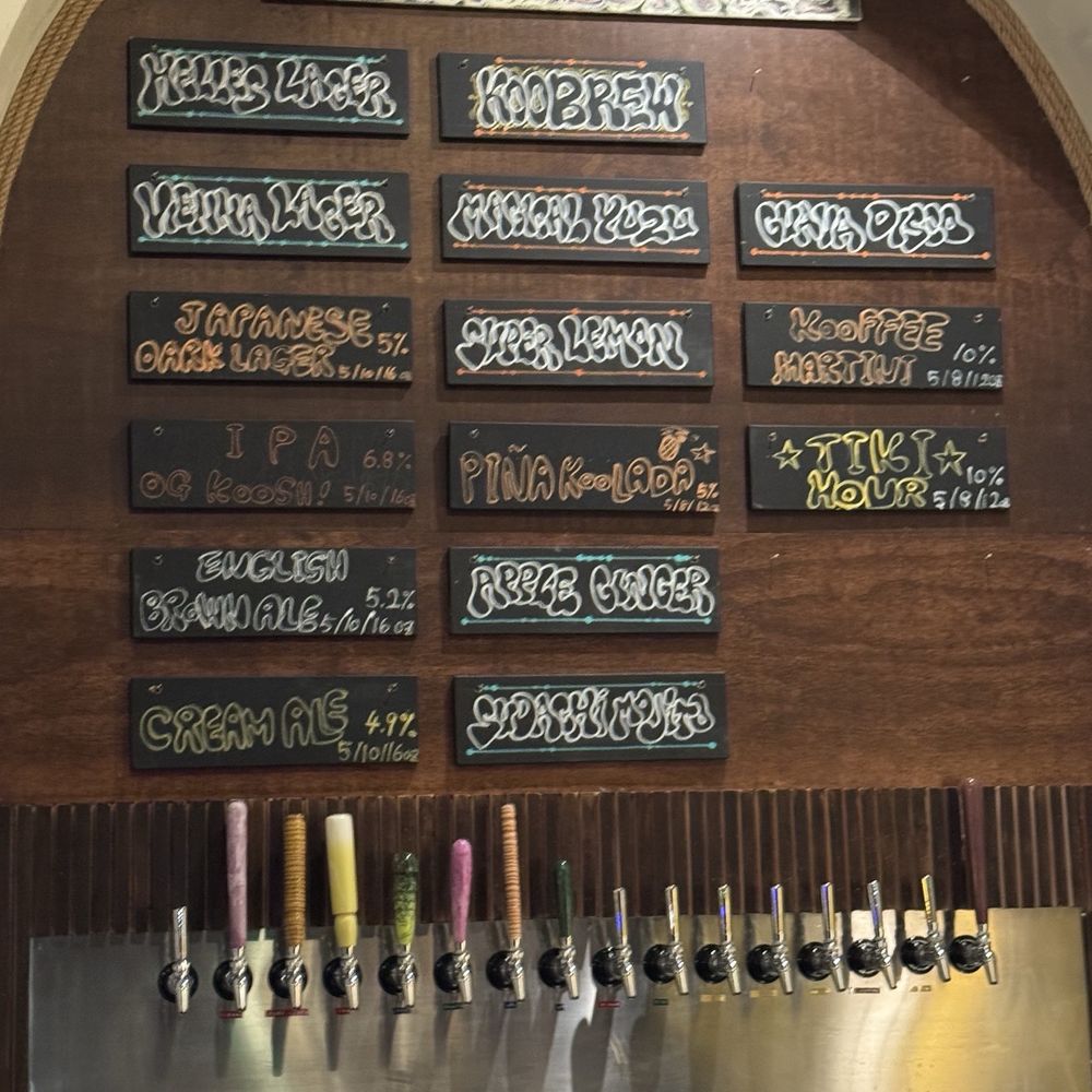 Koobrew - Menu - Breweries Near Me - San Diego, California