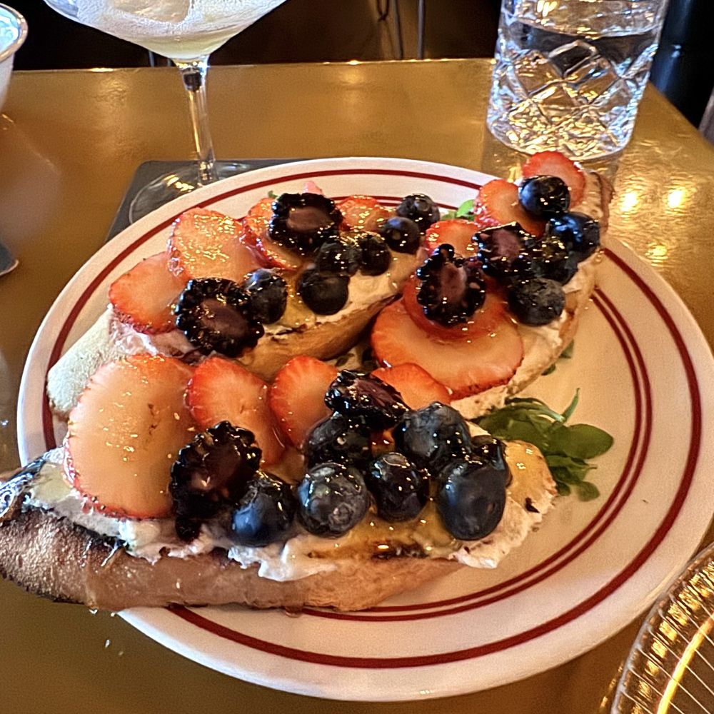 The Beehive - Berry crostini - Cocktail Bars Near Me - San Francisco, California The Beehive - Berry crostini - Cocktail Bars Near Me - San Francisco, California