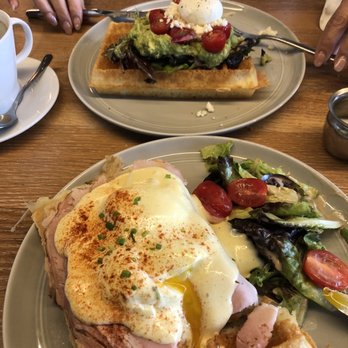 Nero Waffles - Benedict's- ham and chunky avocado - Waffles Near Me - Vancouver, British Columbia Nero Waffles - Benedict's- ham and chunky avocado - Waffles Near Me - Vancouver, British Columbia