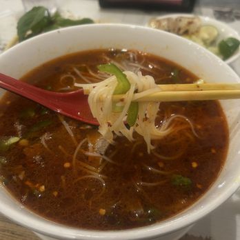 Pure Pho & Grill - Gainesville - Beef broth with brisket & chili oil. - Vietnamese Near Me - Gainesville, Georgia Pure Pho & Grill - Gainesville - Beef broth with brisket & chili oil. - Vietnamese Near Me - Gainesville, Georgia