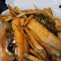 Sugabears - Large cheesesteak and FRESH french fries!
