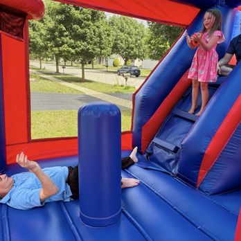 Jumping Joey’s - Playing basketball inside Spider-Man bounce house. - Bounce House Rentals Near Me Jumping Joey’s - Playing basketball inside Spider-Man bounce house. - Bounce House Rentals Near Me