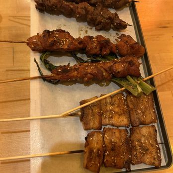 Prime BBQ - Prime Grilled Rib Eye(3pc), Grilled Chicken Meat(2pc), and Prime House Crispy Pork Belly(2pc) - Barbeque Near Me - San Mateo, California Prime BBQ - Prime Grilled Rib Eye(3pc), Grilled Chicken Meat(2pc), and Prime House Crispy Pork Belly(2pc) - Barbeque Near Me - San Mateo, California