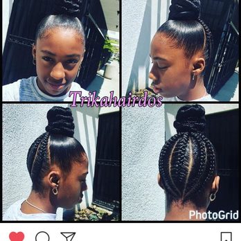 Sleek Top Knot Bun Ask For Trika Hair Slayed Yelp