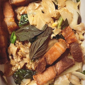 Glai Baan - Pad Kee Mao with Pork Belly - Thai Near Me - Phoenix, Arizona