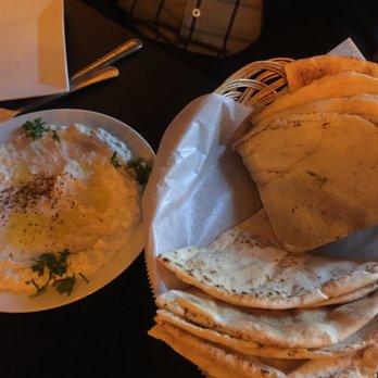Ranoush - Baba Ganoush with pita - Hookah Bars Near Me - St. Louis, Missouri