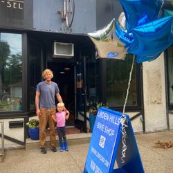 Linden Hills Bike Shop - The owner Ben and his son.