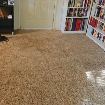 So White Carpet Cleaning - Living room front door. The carpet was black stained in front of the the door from years of foot traffic and pet stains. - Carpet Cleaning Near Me - North Hollywood, California So White Carpet Cleaning - Living room front door. The carpet was black stained in front of the the door from years of foot traffic and pet stains. - Carpet Cleaning Near Me - North Hollywood, California