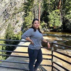 Mist Trail - Me at the same spot as an adult