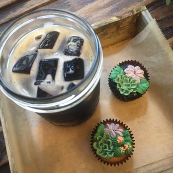 Urban Backyard - Iced draft latte Mini cupcakes (frosting was not too sweet either!) - Coffee & Tea Near Me - New York, New York Urban Backyard - Iced draft latte Mini cupcakes (frosting was not too sweet either!) - Coffee & Tea Near Me - New York, New York