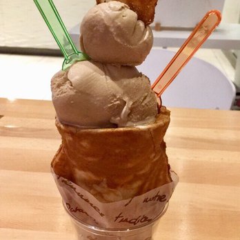 Ice & Bites Cafe - Taiyaki stuffed with coffee ice cream - would recommend! - Shaved Ice Near Me - Orlando, Florida Ice & Bites Cafe - Taiyaki stuffed with coffee ice cream - would recommend! - Shaved Ice Near Me - Orlando, Florida