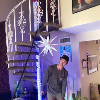 RCS Plumbing - I feel really bad for them because they are going to have to take the old water heater out this down this spiral staircase. - Heating & Air Conditioning/HVAC Near Me - San Tan Valley, Arizona RCS Plumbing - I feel really bad for them because they are going to have to take the old water heater out this down this spiral staircase. - Heating & Air Conditioning/HVAC Near Me - San Tan Valley, Arizona