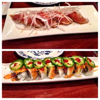 Sake Sushi & Grill - Albacore sushi & yellow tail banzai - Sushi Bars Near Me - Placentia, California Sake Sushi & Grill - Albacore sushi & yellow tail banzai - Sushi Bars Near Me - Placentia, California